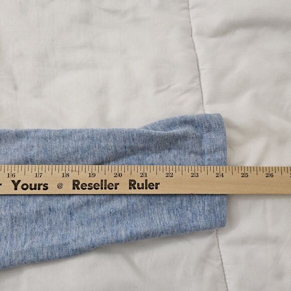 Faherty Suffolk Pullover Sweater Mens Large Light Blue 1/4 Zip Mock Neck Outdoor - Picture 10 of 10